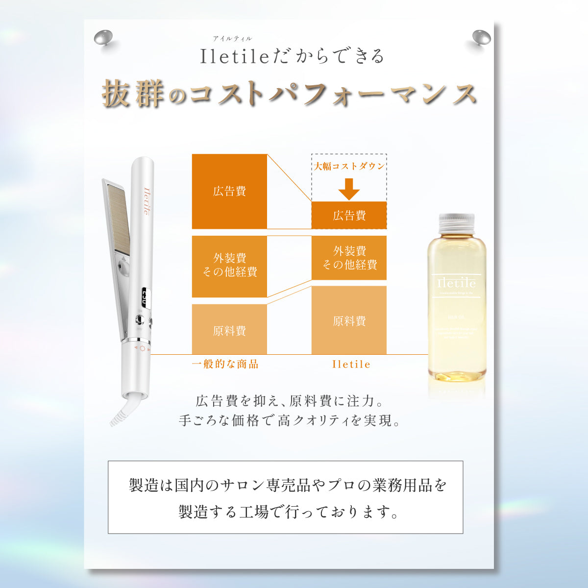 【熱を味方に!!】PPTリペアヘアオイル100ml