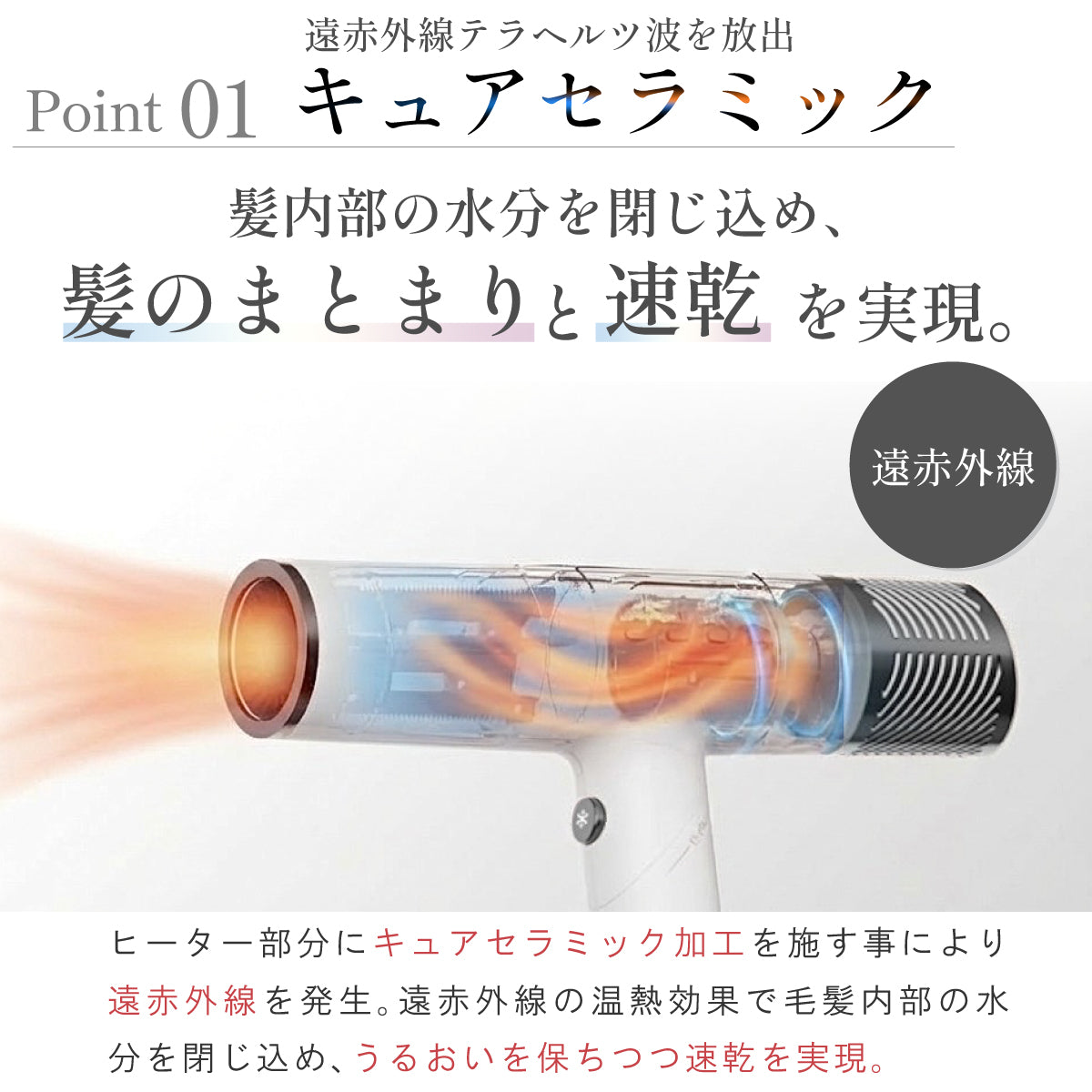 キュアセラミックイオンドライヤーF