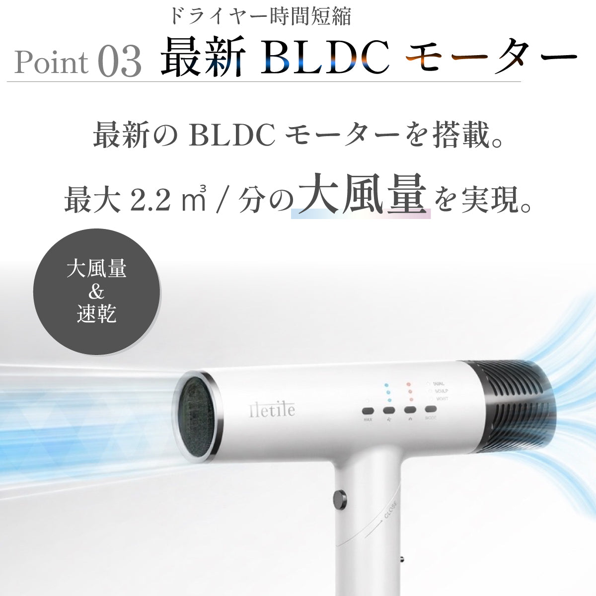 キュアセラミックイオンドライヤーF