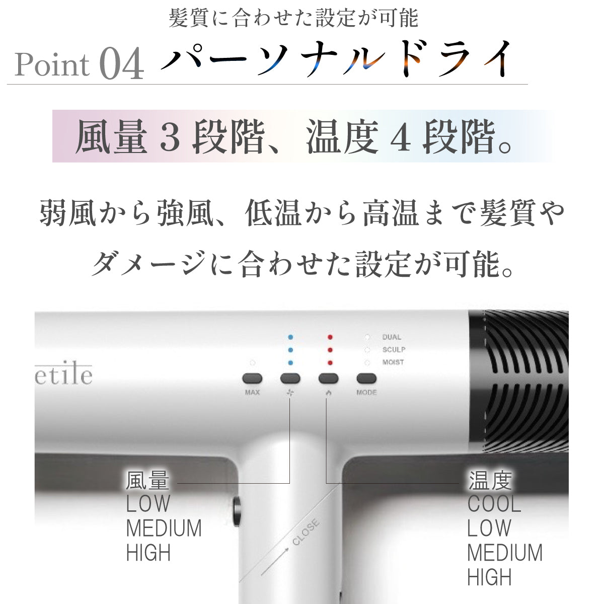 キュアセラミックイオンドライヤーF