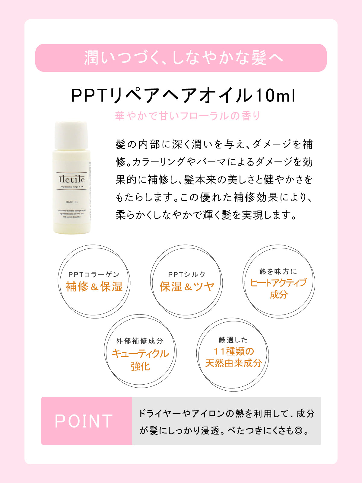 PPTリペアシリーズ4点トライアルキット