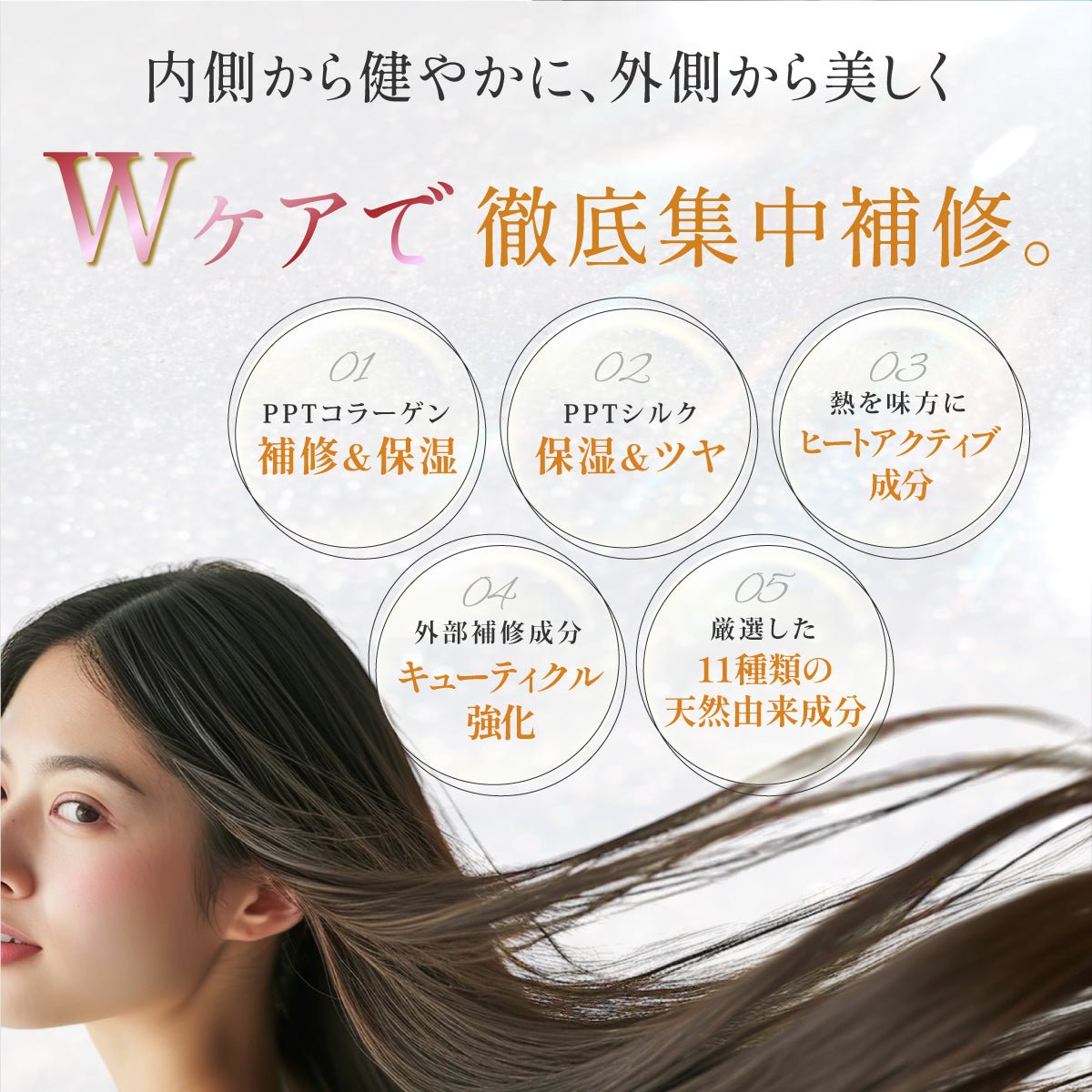 【熱を味方に!!】PPTリペアヘアオイル100ml