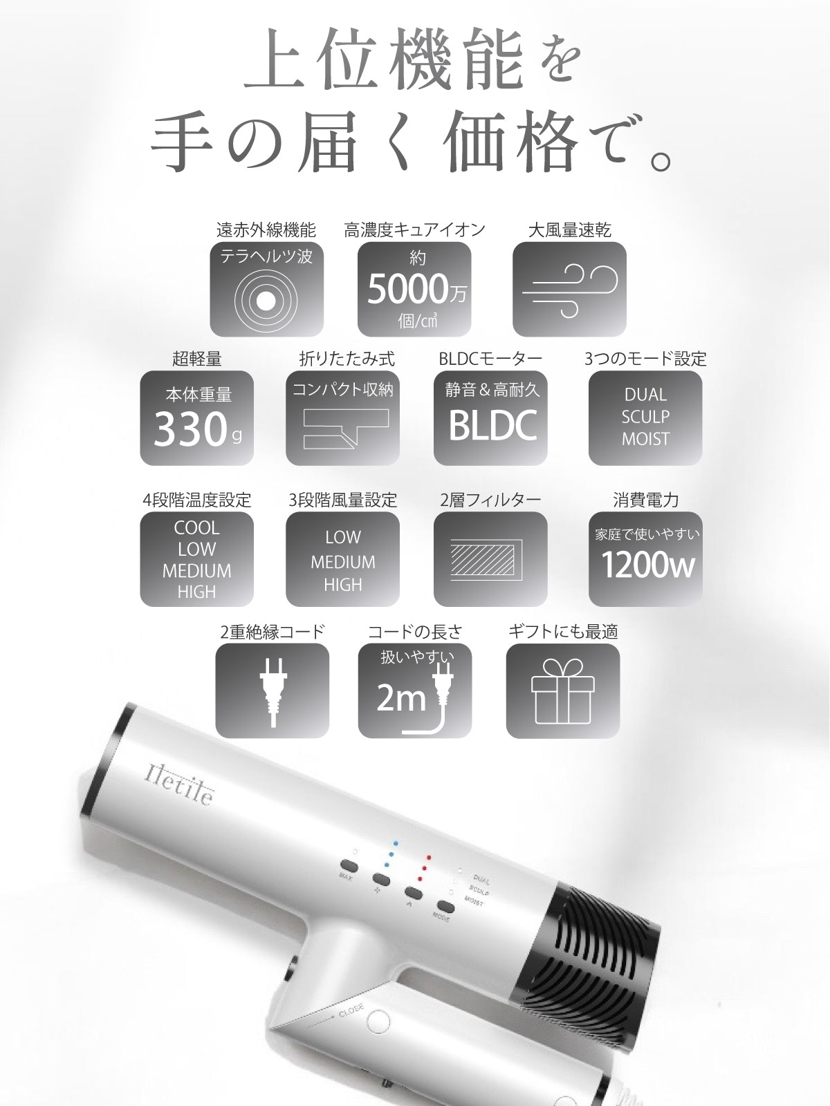 キュアセラミックイオンドライヤーF