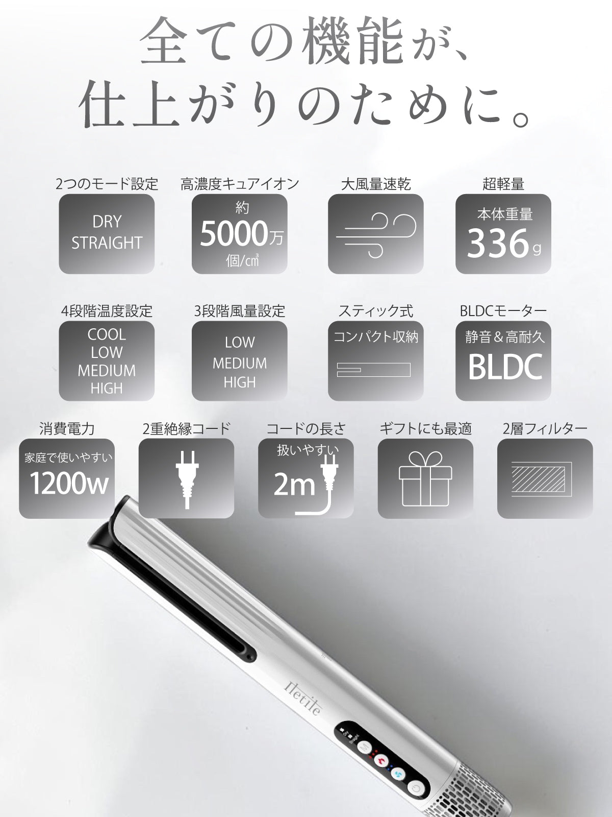 エアグロスドライヤー